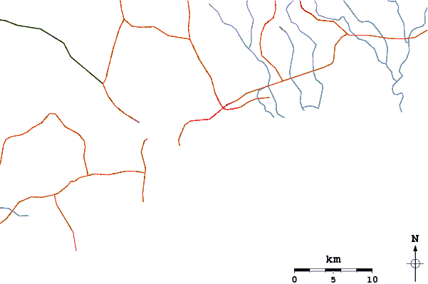 Roads and rivers around Panama La Vieja