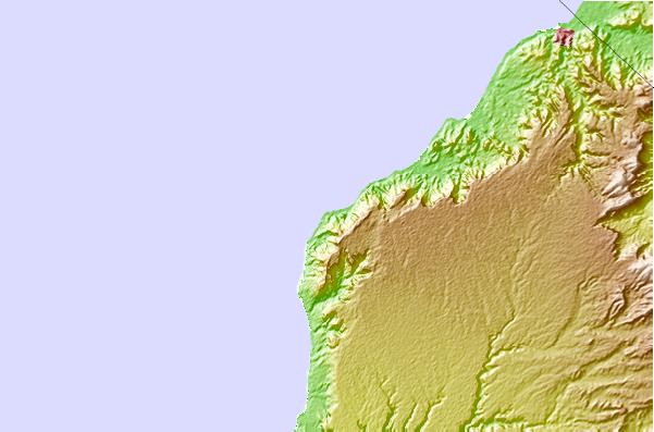 Surf spots located close to Panic Point