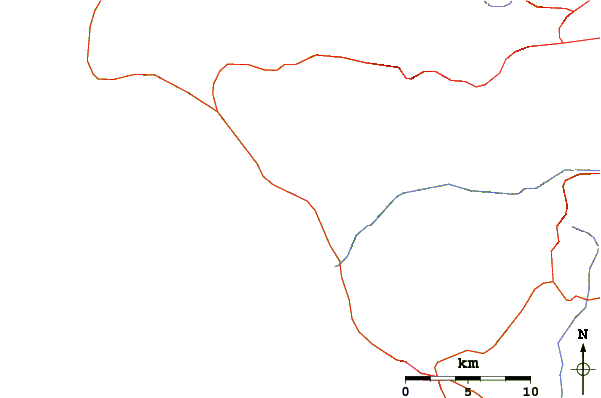 Roads and rivers around Panoramas