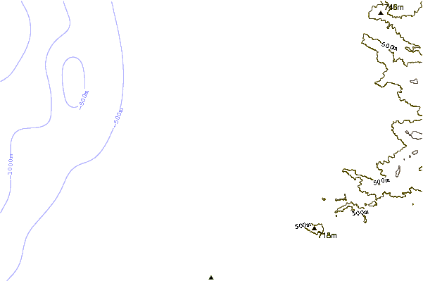 Shoreline around Papagayo