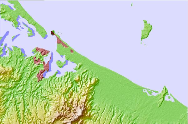 Surf spots located close to Papamoa Beach Park