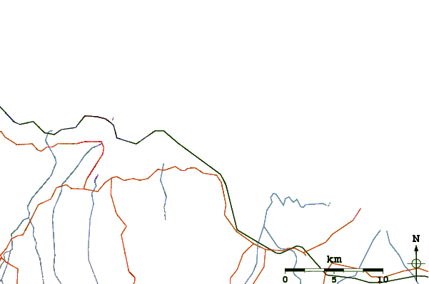 Roads and rivers around Papamoa Beach Park