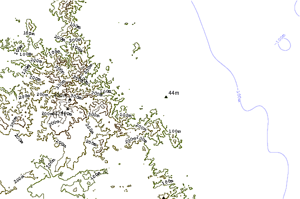 Shoreline around Paparahi Point