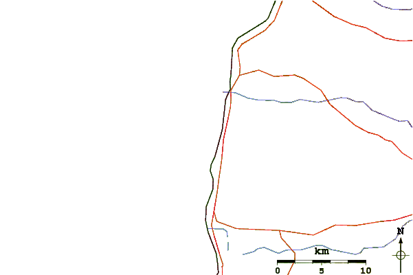 Roads and rivers around Papaya (Nahriya)