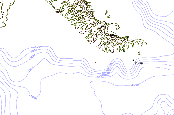Shoreline around Paradise