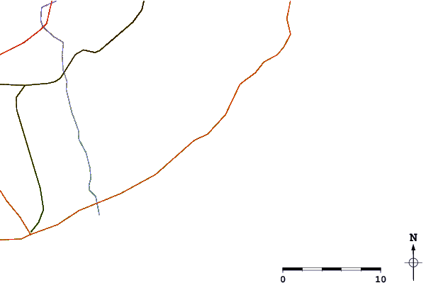 Roads and rivers around Paradise