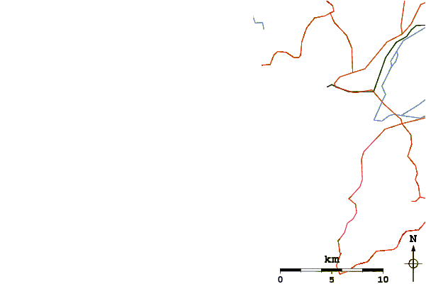 Roads and rivers around Parata Point