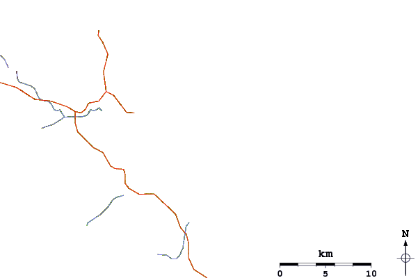 Roads and rivers around Parengarenga Harbour Bar