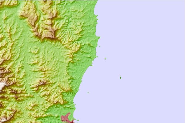 Surf spots located close to Park Beach