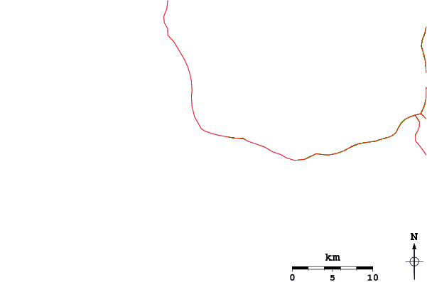 Roads and rivers around Passe de Maraa