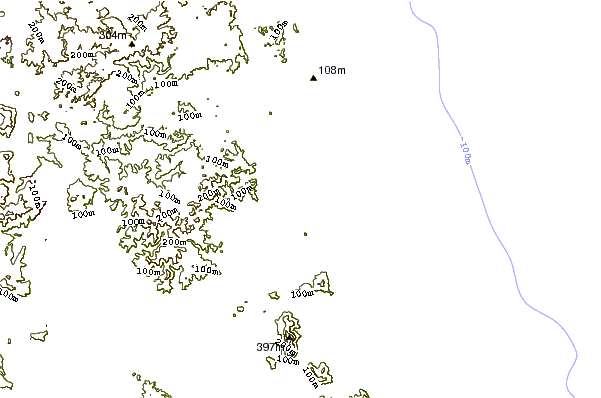 Shoreline around Pataua