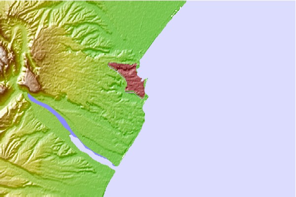 Surf spots located close to Patiti Point