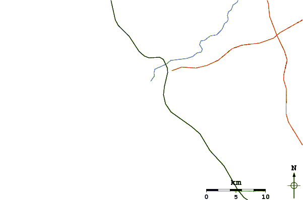 Roads and rivers around Patole