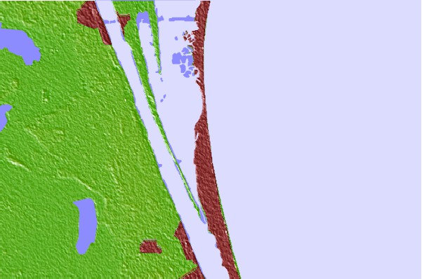 Surf spots located close to Patrick Air Force Base