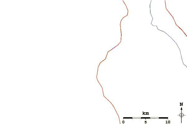 Roads and rivers around Patricks Point State Park