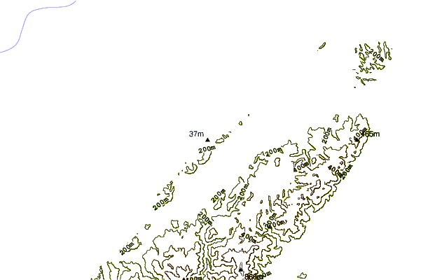 Shoreline around Paturau River