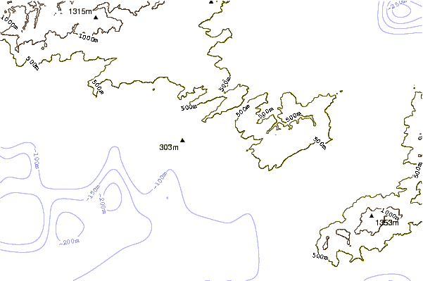 Shoreline around Pauba