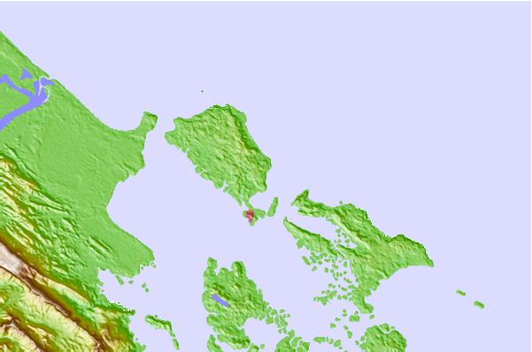 Surf spots located close to Paunch Reef
