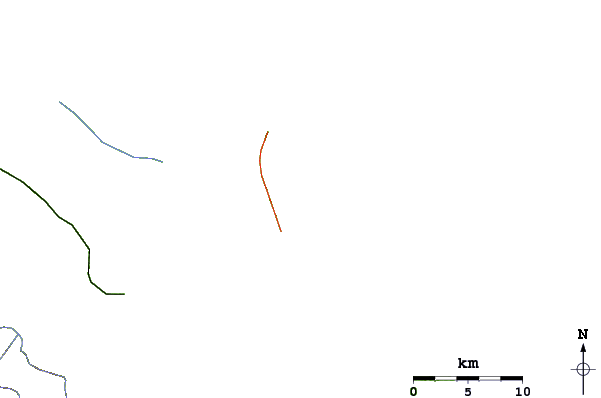 Roads and rivers around Paunch Reef