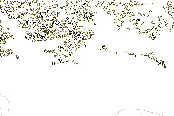 Shoreline around Peaceful Bay
