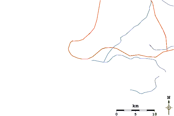 Roads and rivers around Pearly Beach