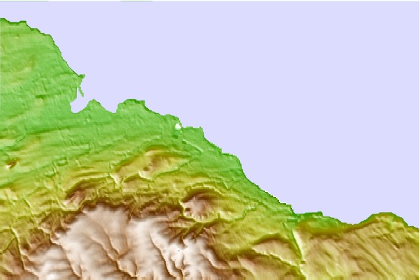 Surf spots located close to Pease Bay