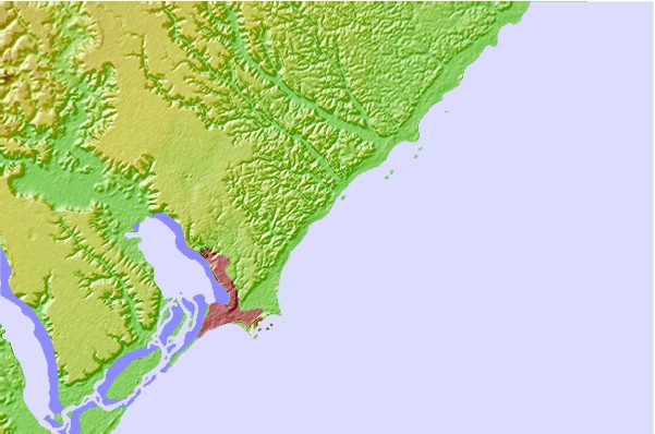 Surf spots located close to Pedra Virada