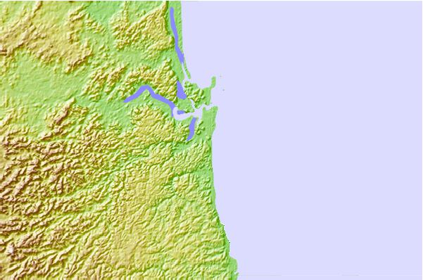 Surf spots located close to Pedra da Cachorra