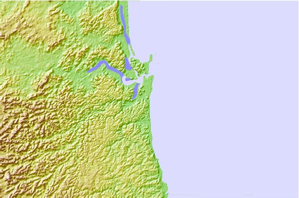 Surf breaks located close to Pedra da Cachorra