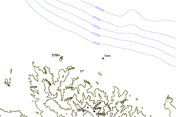 Shoreline around Peenie Wally