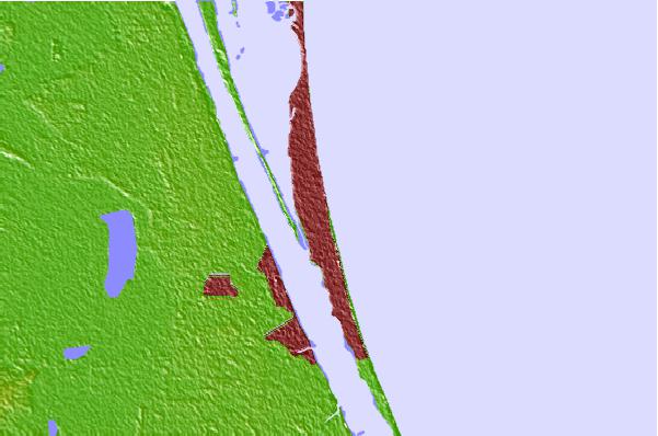 Surf spots located close to Peg Leg's