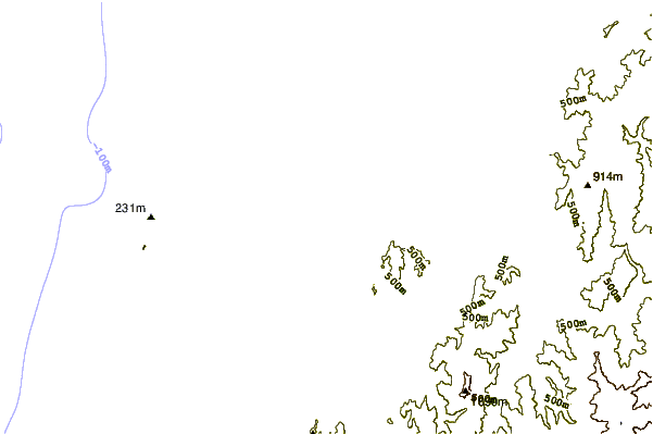 Shoreline around Peka Peka