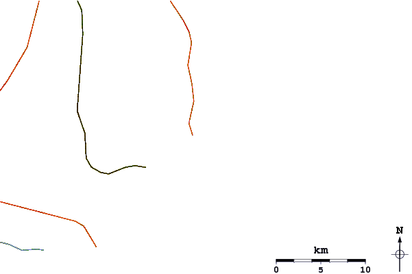 Roads and rivers around Pelican Watch
