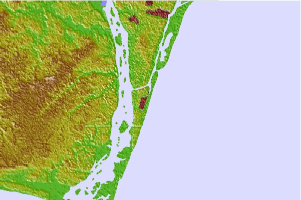 Surf breaks located close to Pelican Watch