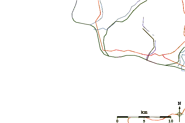 Roads and rivers around Pembrey