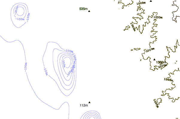 Shoreline around Peña Rosa