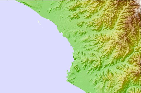 Surf spots located close to Peña Rosa