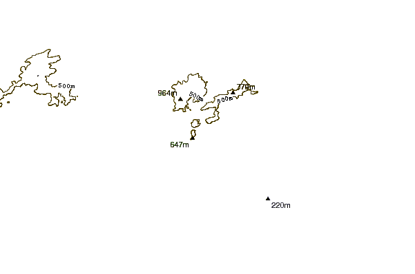 Shoreline around Pepino