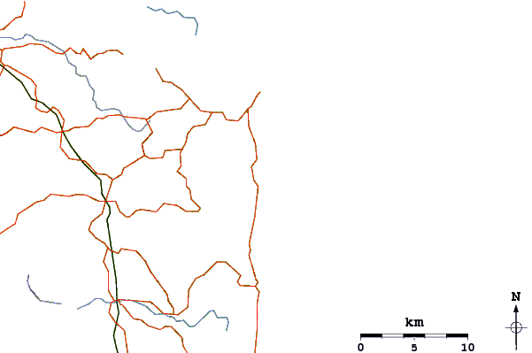 Roads and rivers around Peregian Creek