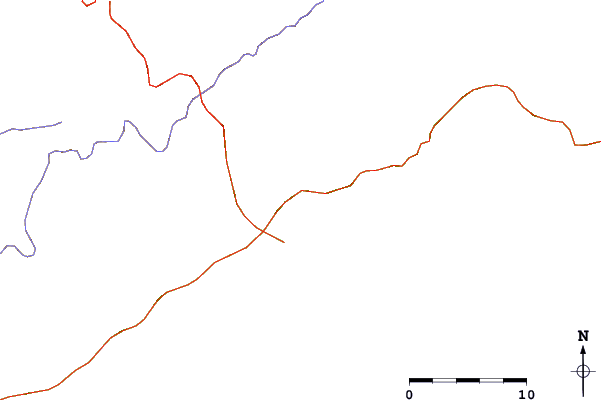 Roads and rivers around Pereque-Acu