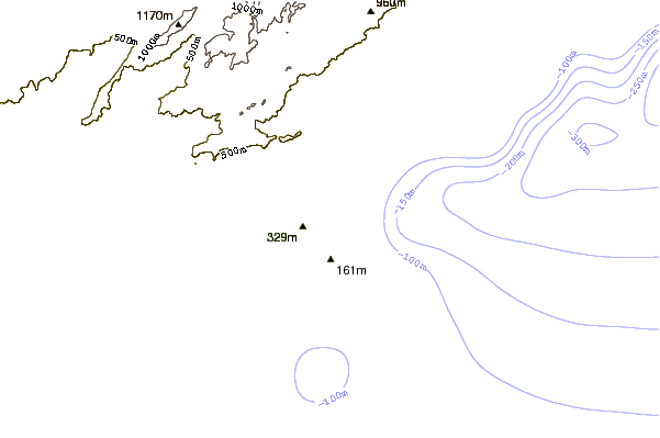 Shoreline around Pereque