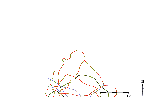 Roads and rivers around Pereybere