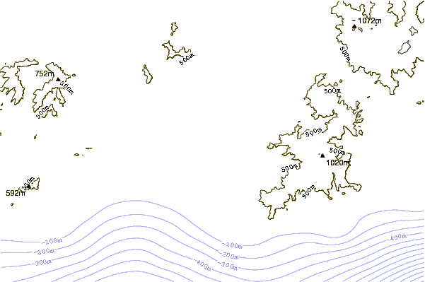 Shoreline around Periscope Point