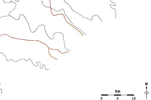 Roads and rivers around Periwinkles