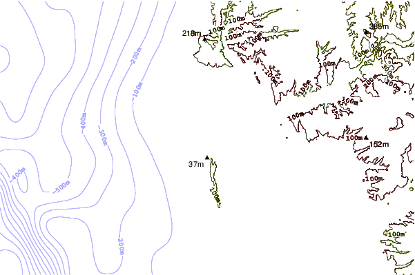 Shoreline around Pescadero