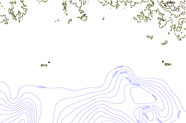 Shoreline around Petacalco