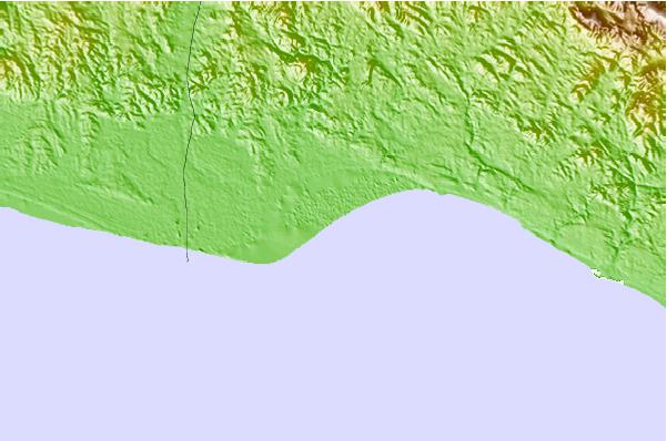 Surf spots located close to Petacalco