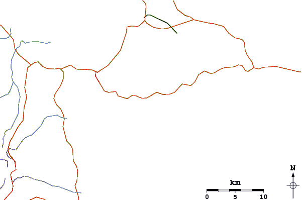 Roads and rivers around Petit Havre