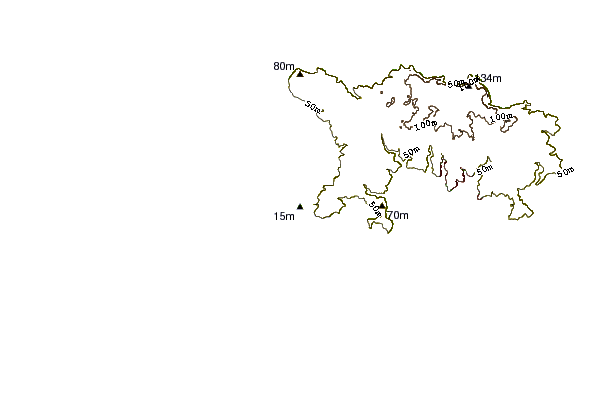 Shoreline around Petit Port