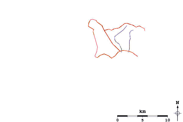 Roads and rivers around Petit Port
